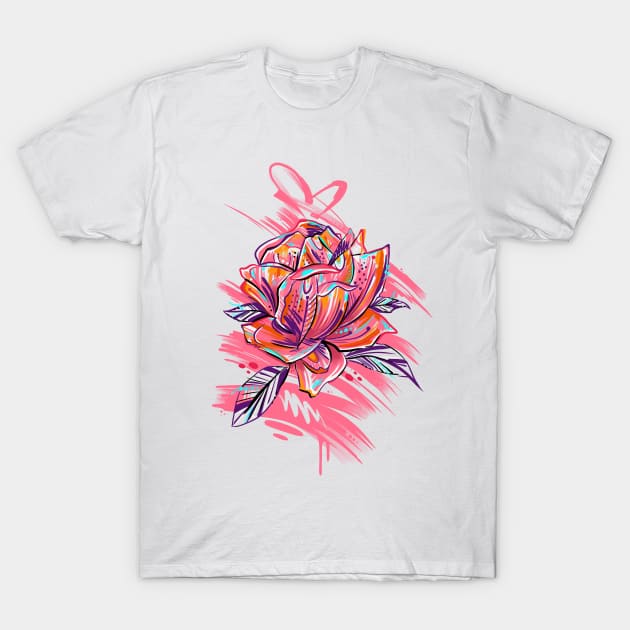 Flower T-Shirt by Razym